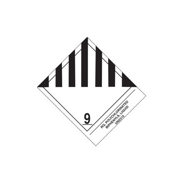 Accuform PROPER SHIPPING NAME LABEL HAZARD CLASS MSS920 MSS920 Zoro